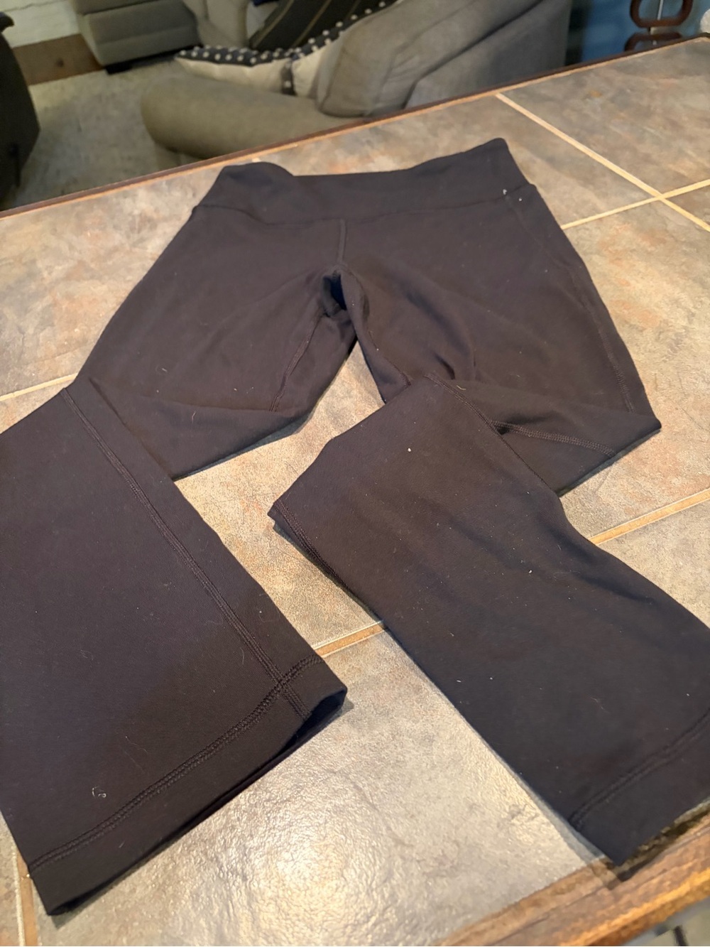 lululemon athletica Black Flared Leggings